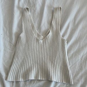 Off white tank top